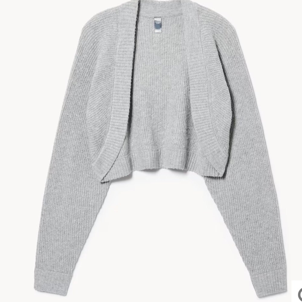 Joe Fresh Women's Light Gray Shrug - Picture 1 of 5